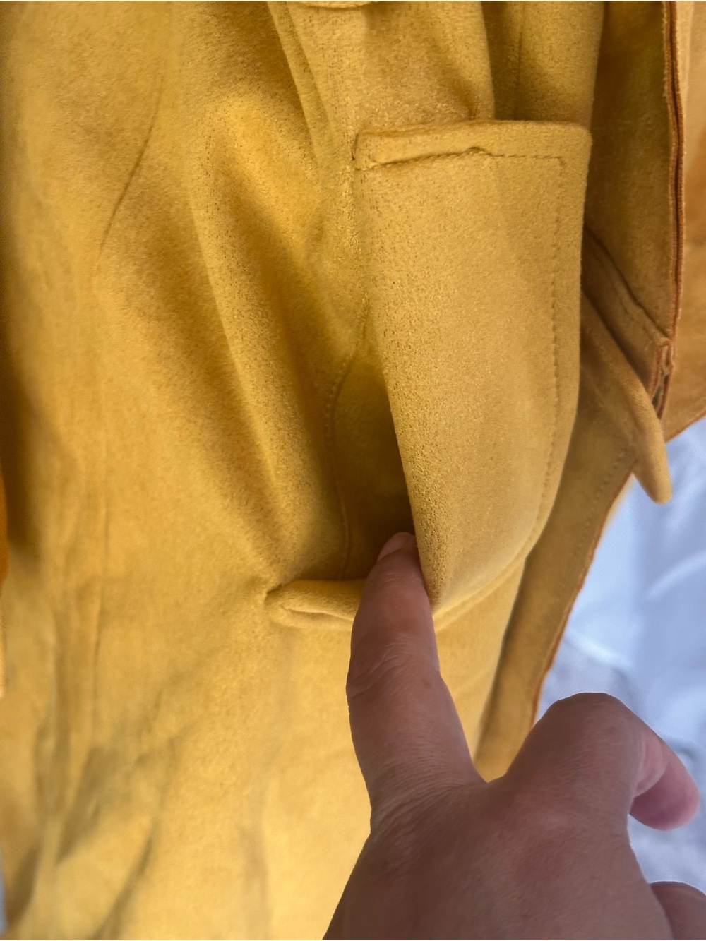 NWT Elie Tahari Mustard Trench Trendy City Pea Coat - Picture 7 of 11